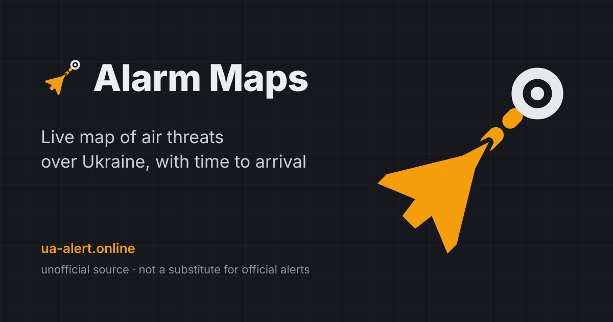 Shahed Tracker — Drones and Missiles over Ukraine Right Now